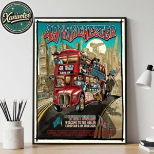 49 Winchester And Wyatt Flores Poster Welcome To The Holler Europe And UK Tour 2025 Dates List Home Decor Poster Canvas