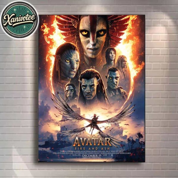 Avatar Fire And Ash New Poster Only In Theatres December 19 2025 Home Decor Poster Canvas