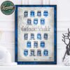 Baylor Bears Men’s Basketball Big 12 Conference 2025-26 Schedule Season Home Decor Poster Canvas