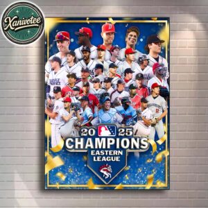 Binghamton Rumble Ponies Named To 2025 Champions Eastern League Home Decor Poster Canvas
