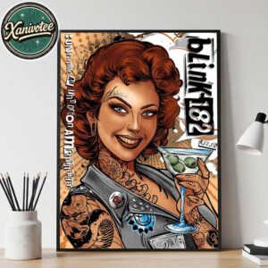 Blink-182 Huntsville AL Missionary Impossible 2025 Tour Tonight Poster For The Orion Amphitheater On September 22 2025 Poster Canvas