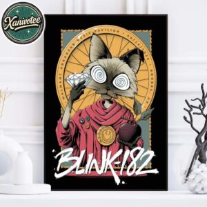 Blink-182 Rogers AR Poster Show Missionary Impossible 2025 Tour At Walmart Arkansas Music Pavilion On September 24 2025 Home Decor Poster Canvas