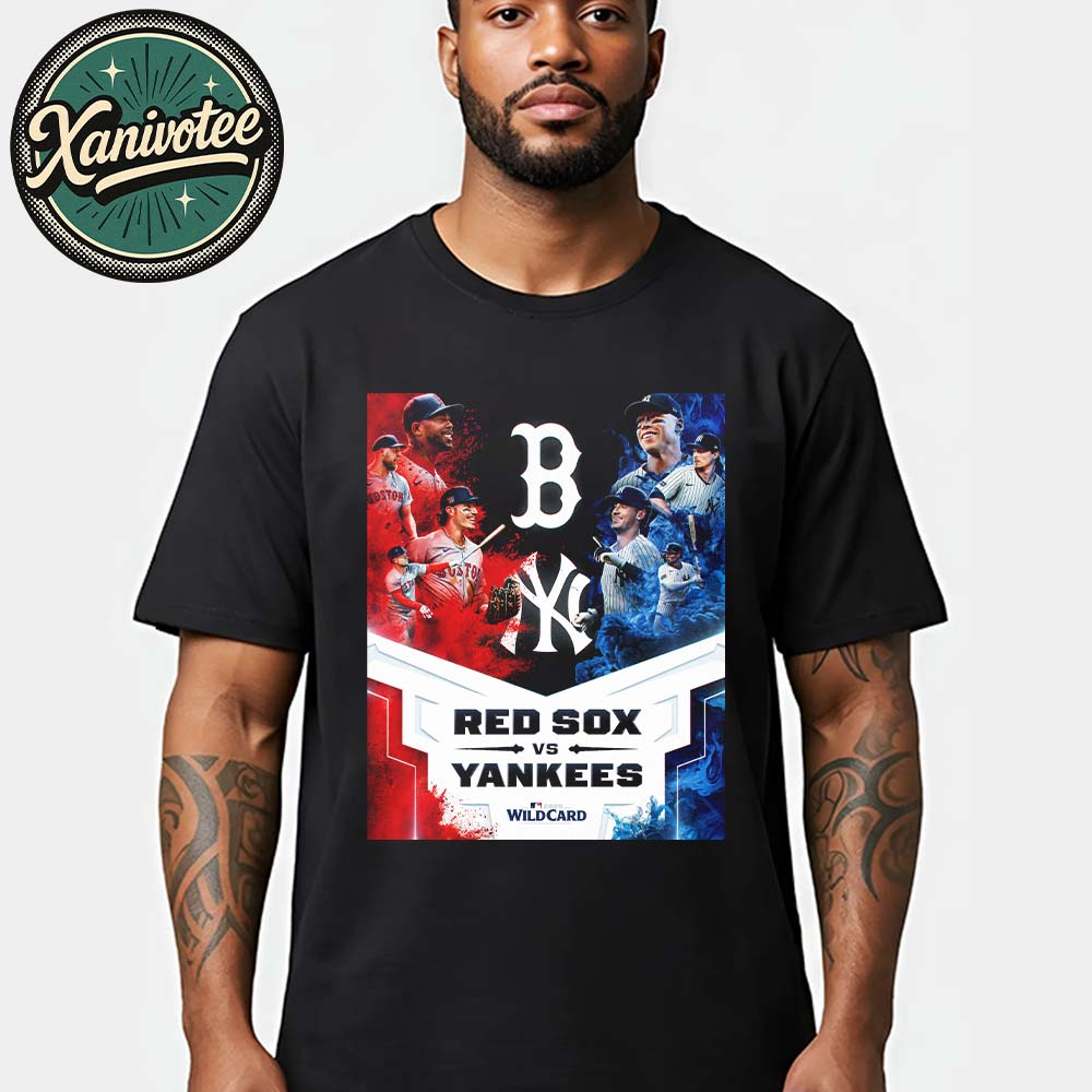 Boston Red Sox Vs New York Yankees Matchup In 2025 MLB Wild Card On October 1 2025 Unisex T-Shirt