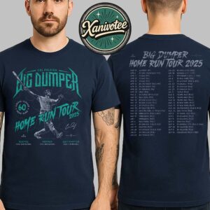 Cal Raleigh 60 Home Runs And Big Dumper Home Run Tour 2025 Two Sided Print Unisex T-Shirt