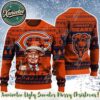 Donald Trump 2025 x Atlanta Falcons Team NFL Ugly Christmas Sweater Gift For Holiday