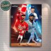Detroit Tigers Vs Cleveland Guardians Matchup In 2025 MLB Wild Card On October 1 2025 Home Decor Poster Canvas