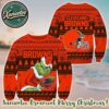 Cleveland Browns Football x Grinch NFL 2025 Gift For Man And Women Ugly Christmas Sweater