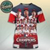 Congrats Toronto Blue Jays Named To 2025 AL East Division Champions All Over Print T-Shirt