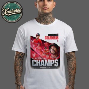 Congrats Cleveland Guardians Named To American League Central Champions 2025 MLB Postseason Unisex T-Shirt
