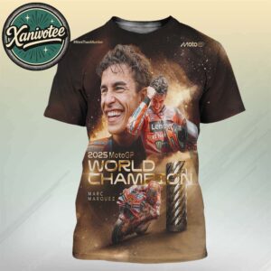 Congrats Marc Marquez Is The 2025 MotoGP World Champion All Over Print T-Shirt