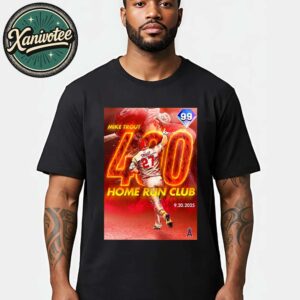 Congrats Mike Trout Joins The 400 Home Run Club In MLB History Unisex T-Shirt