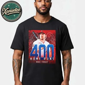 Congrats Mike Trout Named To Reach 400 Career Home Runs Unisex T-Shirt