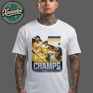 Congrats Milwaukee Brewers Are NL Central Champions 2025 MLB Postseason Vintage T-Shirt
