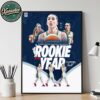 Dallas Wings Guard Paige Bueckers Was Named The 2025 WNBA Rookie Of The Year Home Decor Poster Canvas