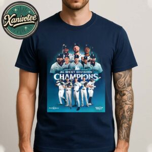 Congrats Seattle Mariners Named To AL West Division Champions 2025 MLB Postseason Unisex T-Shirt