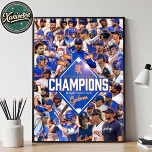 Congrats The Brooklyn Cyclones Are Your 2025 South Atlantic League Champions Home Decor Poster Canvas