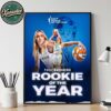 Dallas Wings Paige Bueckers Playa 2025 WNBA Rookie of the Year Home Decor Poster Canvas