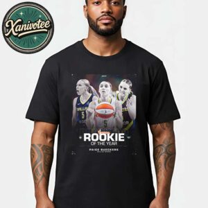 Dallas Wings Paige Bueckers Playa 2025 WNBA Rookie of the Year Classic T-Shirt