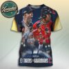 Detroit Tigers Vs Cleveland Guardians Matchup In 2025 MLB Wild Card On October 1 2025 All Over Print T-Shirt