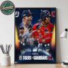 Cincinnati Reds Vs Los Angeles Dodgers Matchup In 2025 MLB Wild Card On October 1 2025 Home Decor Poster Canvas