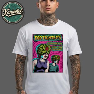 Foo Fighters New Haven Connecticut Tour 2025 Show Poster At Toads Place On September 23 2025 Unisex T-Shirt