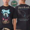 Ghost Mexico MX Merchandise Tee For September 23 24 And 25 Skeletour World Tour 2025 At Palacio de los Deportes Two Sided Print T-Shirt