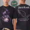 Ghost Mexico MX Merchandise Tee For September 23 24 And 25 Skeletour World Tour 2025 At Palacio de los Deportes Two Sided Print T-Shirt