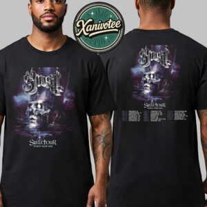 Ghost Skeletour World Tour 2026 Dates List For January And February 2026 Two Sided Print Unisex T-Shirt