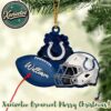 Jacksonville Jaguars NFL Helmet With Rugby Football Custom Name Personalized Christmas 2025 Tree Decoration Holiday Christmas Ornament