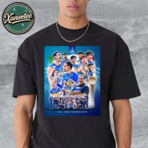 Italy Men’s National Volleyball Team Back-To-Back Champions 2025 Unisex T-Shirt