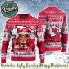 Philadelphia Eagles Team NFL x Donald Trump 2025 Xmas Holiday Gift For Friends And Couple Ugly Christmas Sweater