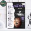Oklahoma State Cowboys Men’s Basketball Big 12 Conference 2025-26 Schedule Season Home Decor Poster Canvas