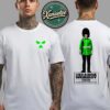Kneecap EU Tour 2025 Tee Dates In Warsaw Copenhagen Amsterdam And Paris Two Sided Print White Unisex T-Shirt
