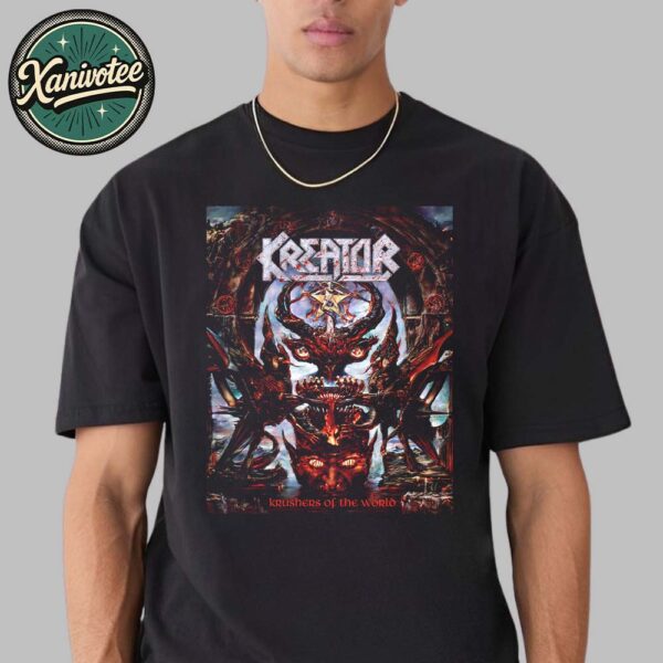 Kreator Album Krushers Of The World Out January 16th 2026 Unisex T-Shirt