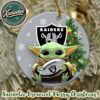 Los Angeles Chargers x Baby Yoda NFL Xmas 2025 Personalized Holiday Ornament