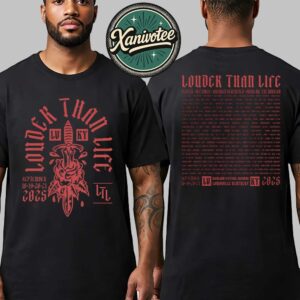 Louder Than Life Festival 2025 Bleeding Rose Merchandise Tee In Louisville KY On September 18-21 2025 T-Shirt