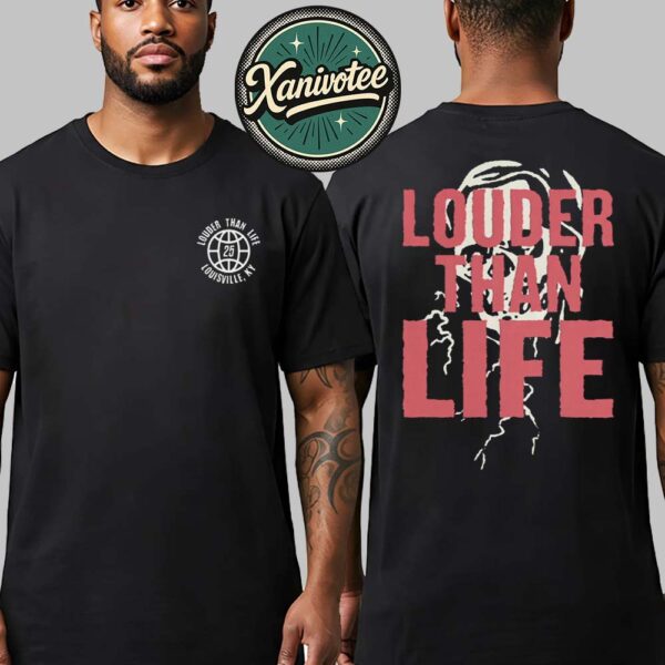 Louder Than Life Festival 2025 Globe Life Event Tee In Louisville KY On September 18-21 2025 Black Vintage T-Shirt