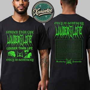 Louder Than Life Festival 2025 Hit And Run Merch Tee In September 18-21 2025 For Louisville KY Two Sided Print T-Shirt