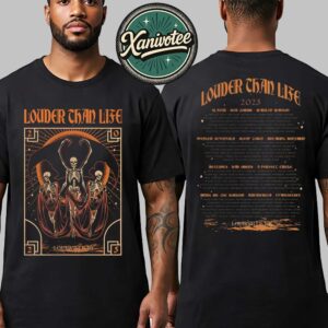 Louder Than Life Festival 2025 Night Terror Event Tee With Lineup In Louisville KY On September 18-21 2025 Two Sided Print Unisex T-Shirt