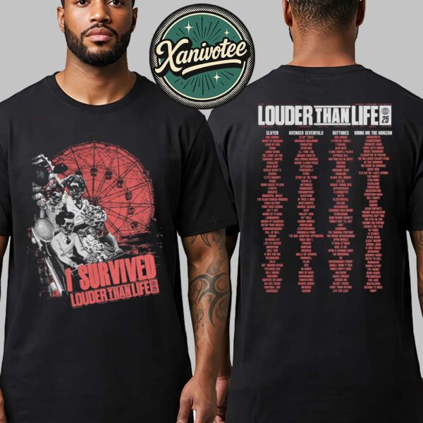 Louder Than Life Festival 2025 Wheel Of Death Event Tee For Louisville KY On September 18-21 2025 Black Unisex T-Shirt