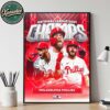 MLB Postseason 2025 The Philadelphia Phillies Are 2025 National League East Division Champions Home Decor Poster Canvas