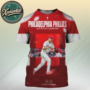 MLB Postseason 2025 The Philadelphia Phillies Are 2025 National League East Division Champions All Over Print Shirt