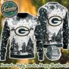 Green Bay Packers x Baby Yoda Hug The Ball NFL Xmas 2025 Holiday Gift Ugly Christmas Sweater
