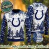 NFL Indianapolis Colts x Baby Yoda Hug The Ball Gift For Fan 2025 Christmas Ugly Sweater