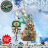 New England Patriots Football Team x Grinch NFL 2025 Christmas Ornament