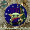 New York Jets x Baby Yoda NFL Xmas 2025 Personalized Holiday Ornament
