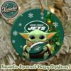 Philadelphia Eagles x Baby Yoda NFL Holiday Christmas Xmas Ornament 2025