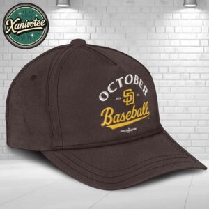October Baseball 2025 San Diego Padres 2025 MLB Postseason Locker Room Classic Cap Snapback Hat
