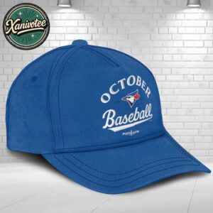 October Baseball 2025 Toronto Blue Jays 2025 MLB Postseason Locker Room Classic Cap Snapback Hat
