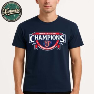 Official Jacksonville Jumbo Shrimp Are The 2025 Triple A National Champions Unisex T-Shirt